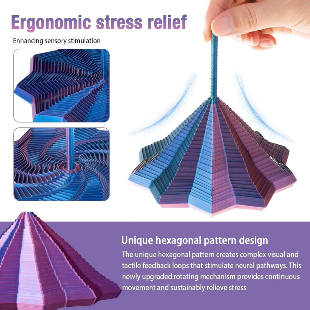 Sensory Stress-Relief Star with Handle—A Dual Visual and Auditory Experience: A Captivating Visual Stress-Relief Toy & Stress-Relief Toy