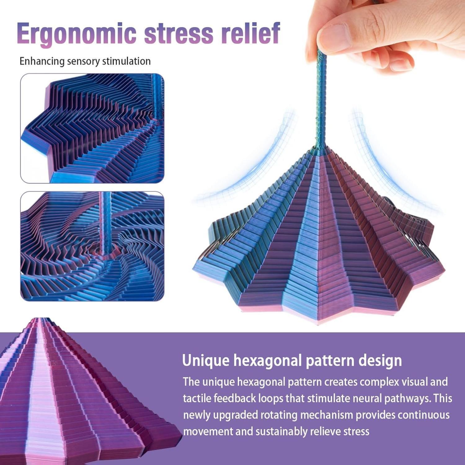Sensory Stress-Relief Star with Handle—A Dual Visual and Auditory Experience: A Captivating Visual Stress-Relief Toy & Stress-Relief Toy