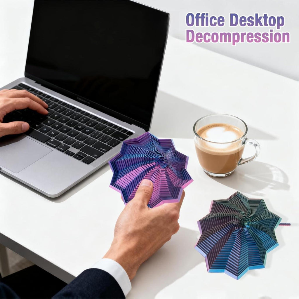 Sensory Stress-Relief Star with Handle—A Dual Visual and Auditory Experience: A Captivating Visual Stress-Relief Toy & Stress-Relief Toy