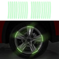 Car Stickers Glowing Wheel Hub Sticker, Luminous Car Stickers forNight High Reflective WheelStickers