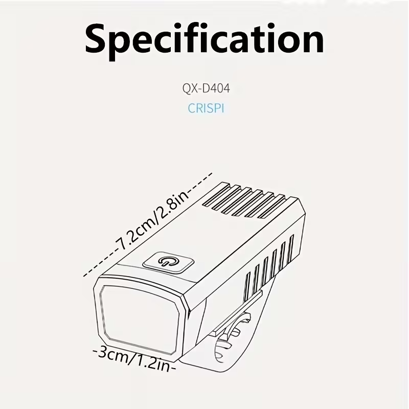 1 PC LED Bike Light, Type-C Rechargeable Bicycle Lights, Ultra Light Bicycle Headlight, 4 Modes MTB Bicycle Light Front, Powerful Bright Bike Lights for Outdoor Road Mountain Biking