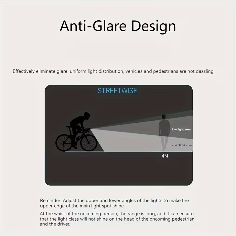 1 PC LED Bike Light, Type-C Rechargeable Bicycle Lights, Ultra Light Bicycle Headlight, 4 Modes MTB Bicycle Light Front, Powerful Bright Bike Lights for Outdoor Road Mountain Biking