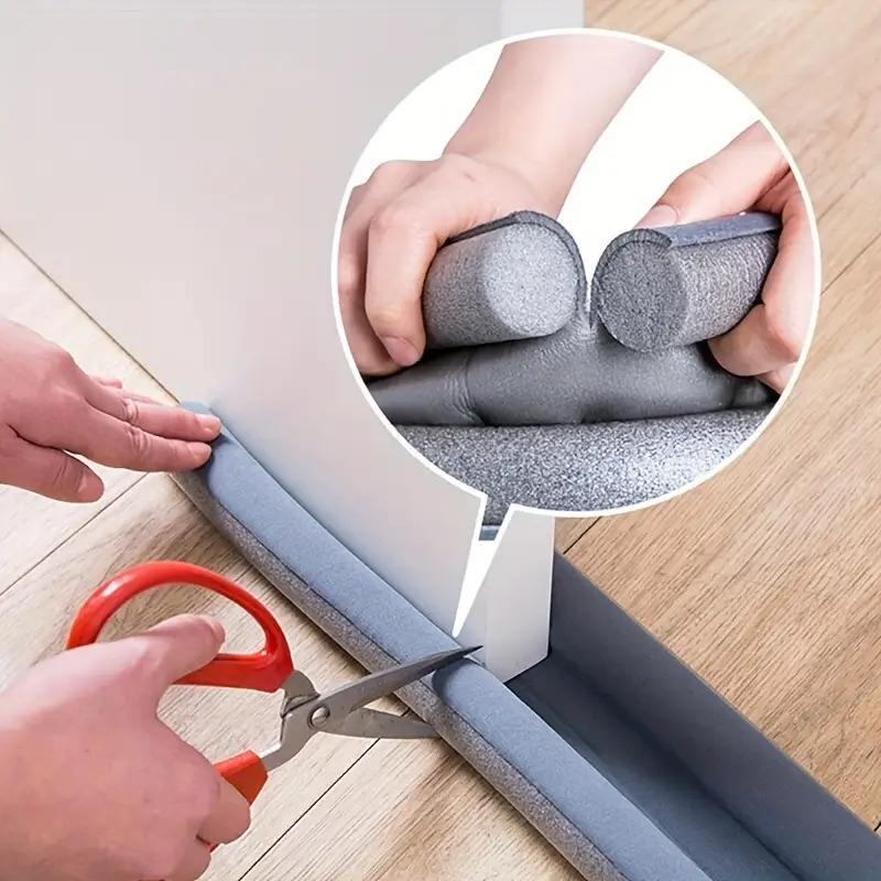 Door Bottom Sealing Strip, 1 Count Door Draft Stopper, Under Door Draft Noise Blocker, Home Essentials