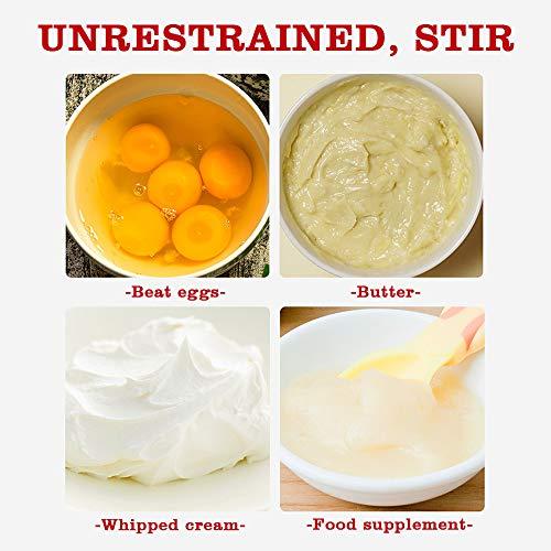 Kitchen Mixer Stirring Tool Hand Mixer Stainless Steel Semi-Automatic Egg Beater for Mixing Cooking Gadgets (12 Inch)