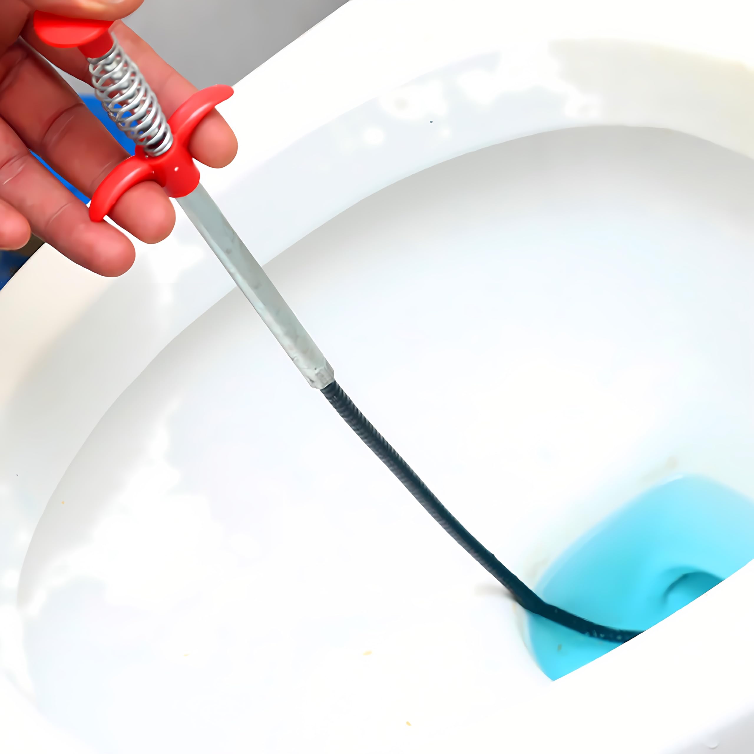 For Trash Pickup, Home and Kitchen Sinks, Drains, Toilets (78.74 inches) with 4 Claws Bendable Hose Pickup Aid, Flexible Gripper Picker Tool (Drain Clog Removal Tool)