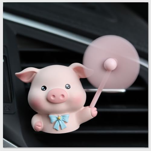Car Aroma Diffuser Cute Car Decorations Piggy Shape Car Decorations, Car Aroma Diffuser Car Decorations