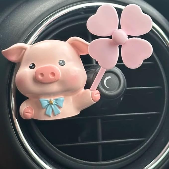 Car Aroma Diffuser Cute Car Decorations Piggy Shape Car Decorations, Car Aroma Diffuser Car Decorations
