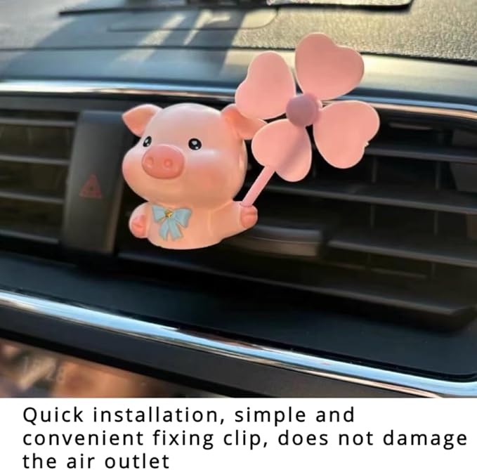 Car Aroma Diffuser Cute Car Decorations Piggy Shape Car Decorations, Car Aroma Diffuser Car Decorations