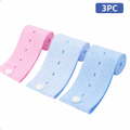 3 PCS of Elastic Clothing Organizer, Travel Luggage Space Saver, Adjustable Clothing Straps, With Buttons And Buckles, Drawer And Wardrobe Organizer, Random Colors