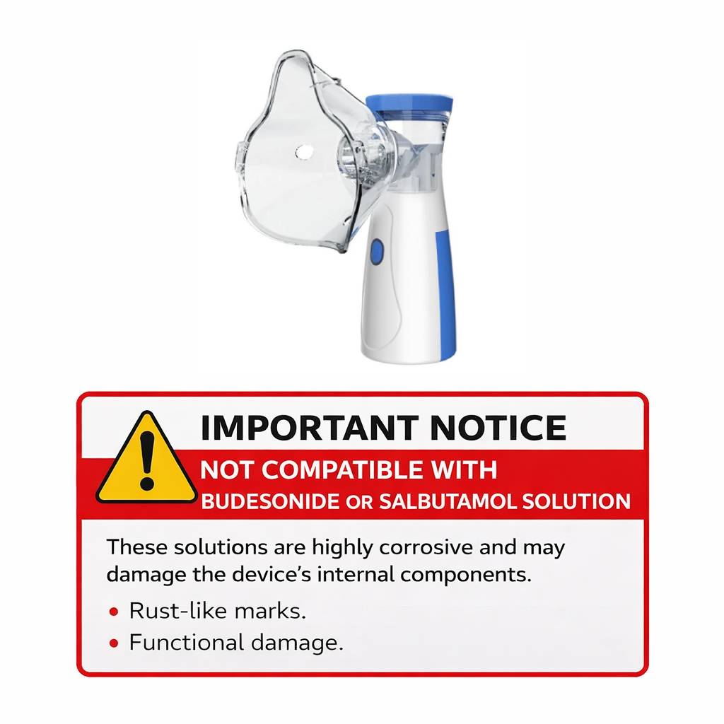 Ultrasonic Nebulizer Rechargeable Nebulizer Machine for Adults and Younger People, Portable Nebulizer with Two Modes