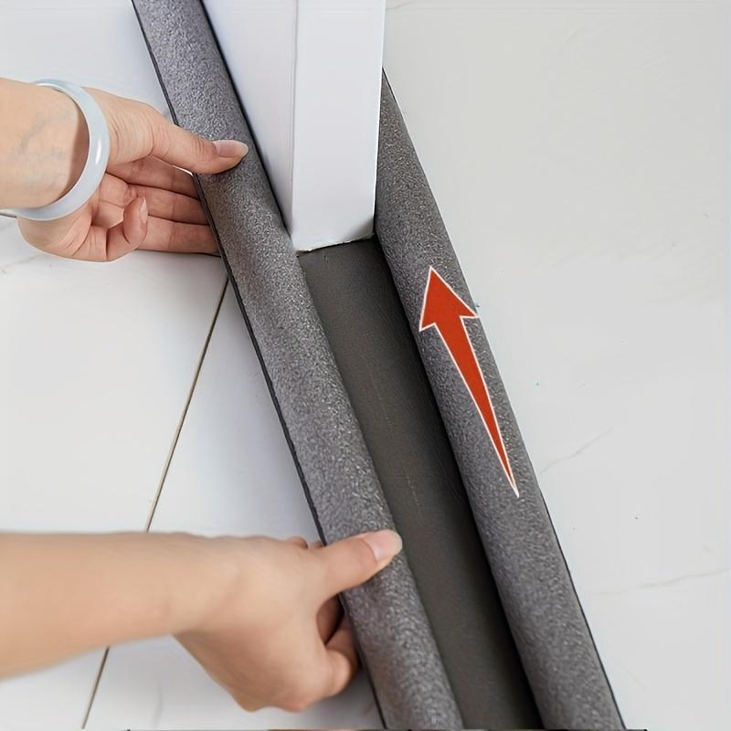 Door Bottom Sealing Strip, 1 Count Door Draft Stopper, Under Door Draft Noise Blocker, Home Essentials