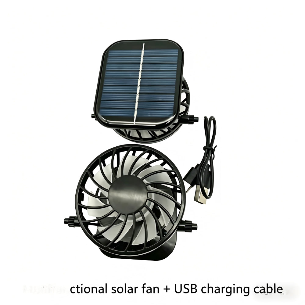 Wide-Brimmed Outdoor Sun Hat, Solar-Powered Fan Hat, Fishing Hat with Detachable USB-Rechargeable Fan