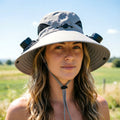 Wide-Brimmed Outdoor Sun Hat, Solar-Powered Fan Hat, Fishing Hat with Detachable USB-Rechargeable Fan